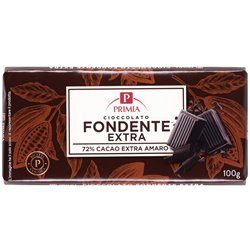 Cioccolato Fondente Extra 72% Cacao