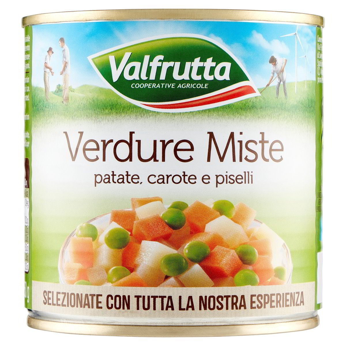 Valfrutta Verdure miste patate, carote e piselli