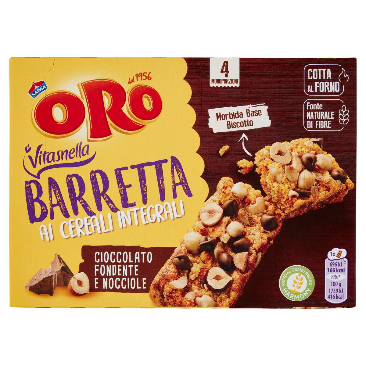 Barretta Cioccolato Fondente E Nocciole