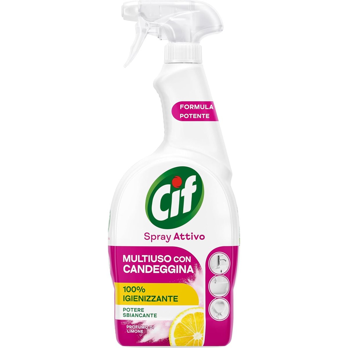 Spray Attivo Con Candeggina