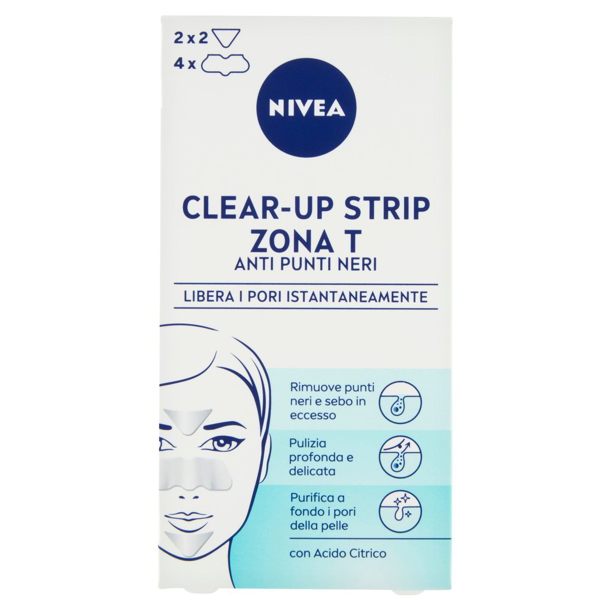 Nivea Cerotti Clear-Up Strip Zona T