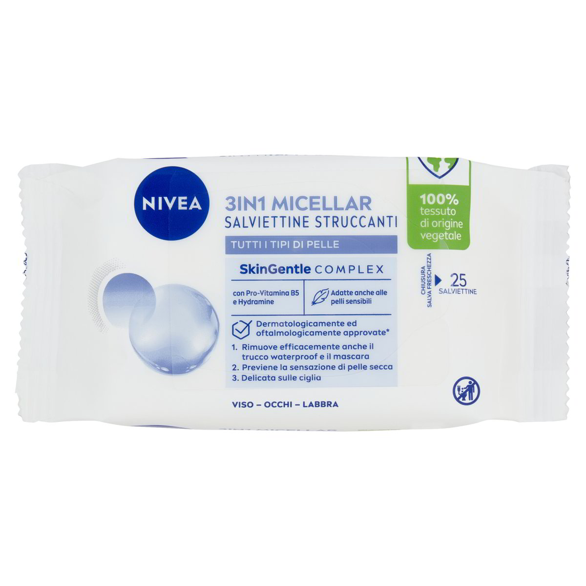 Nivea Salviette struccanti 3in1 Acqua Micellare