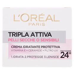 L'Oréal Paris Crema Idratante Protettiva Tripla Attiva