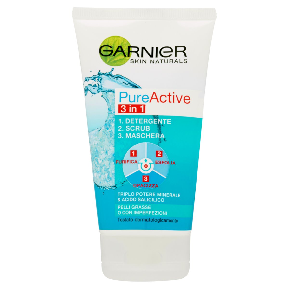 Garnier Gel detergente esfoliante PureActive