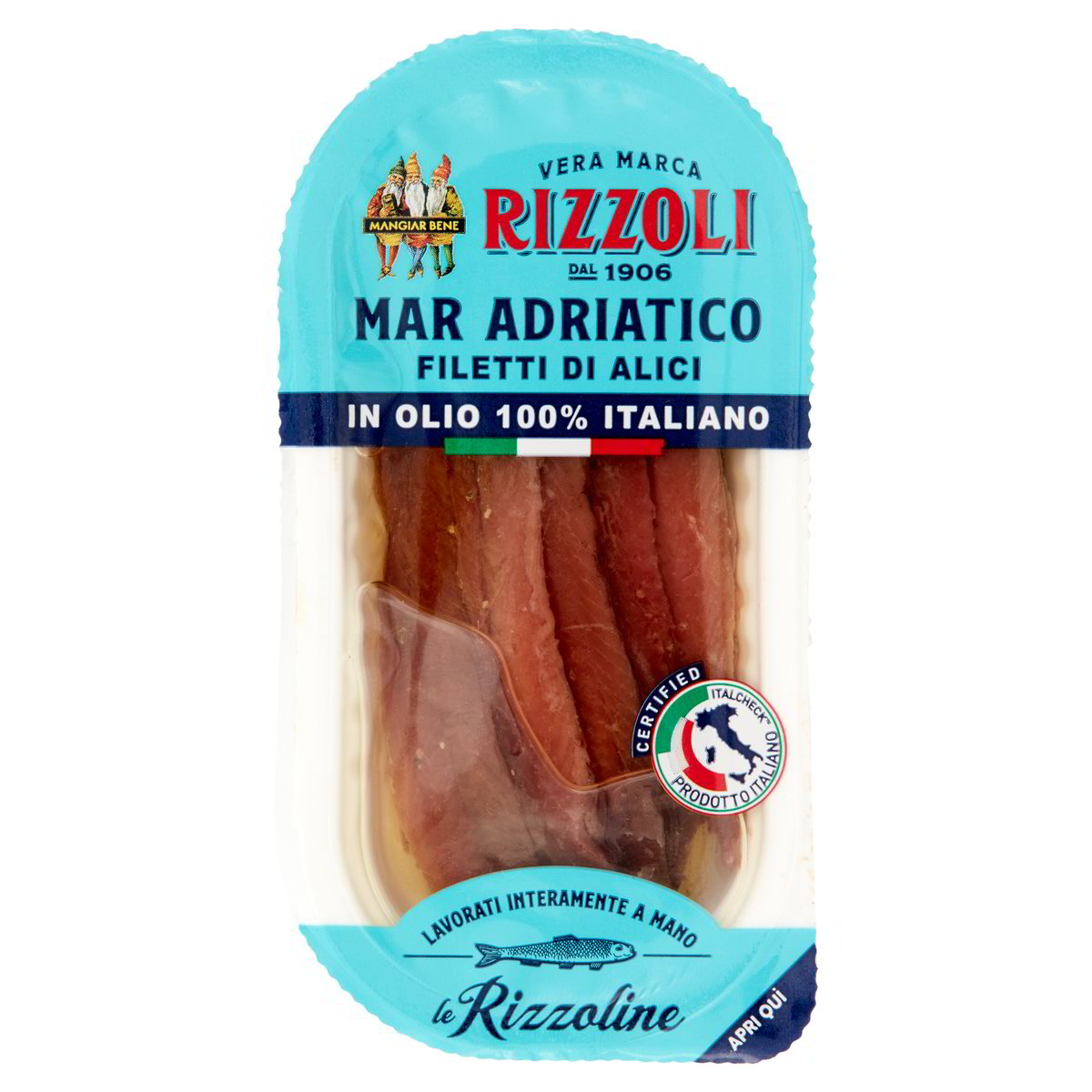 Filetti di alici del Mare Adriatico