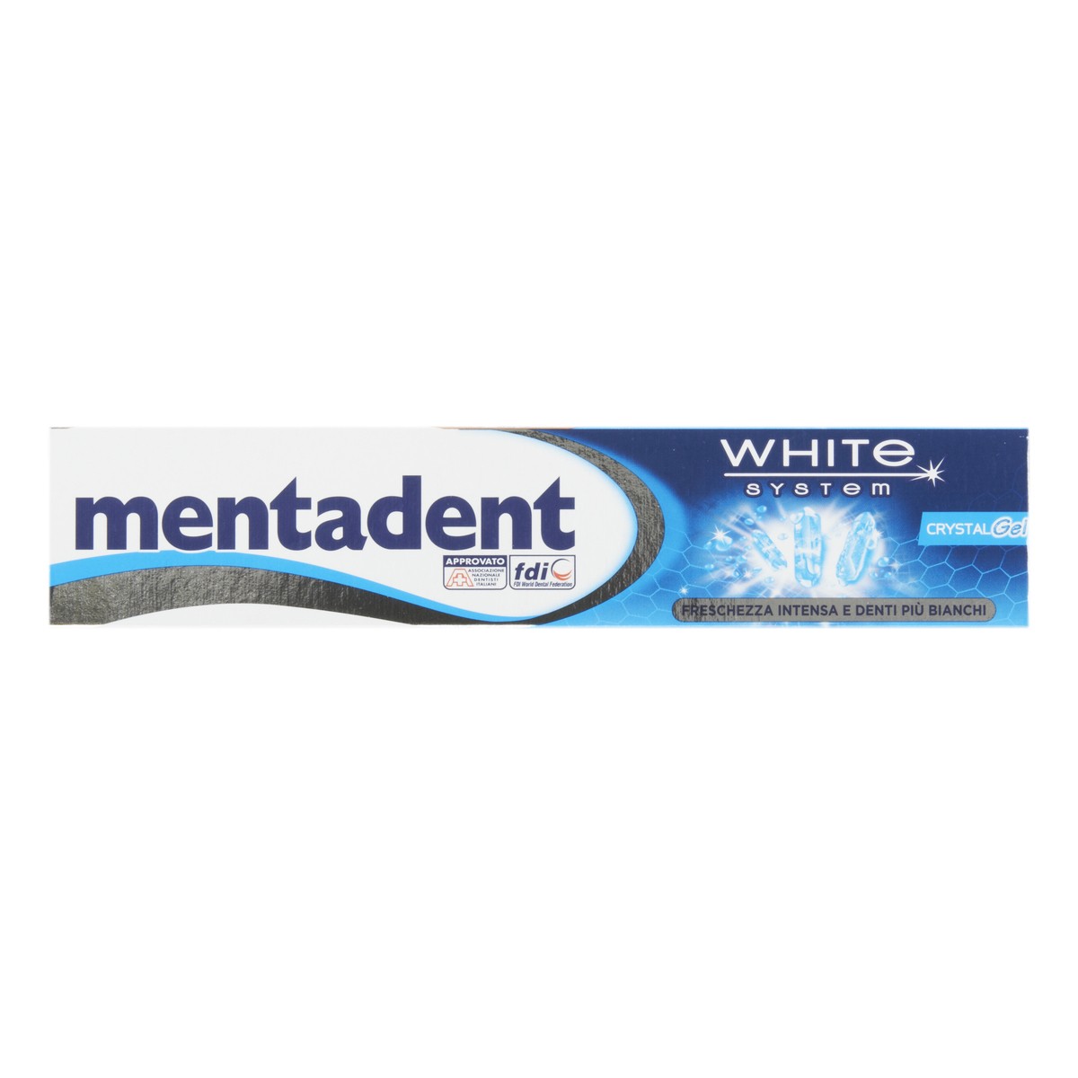 Mentadent Dentifricio White System Crystal Gel